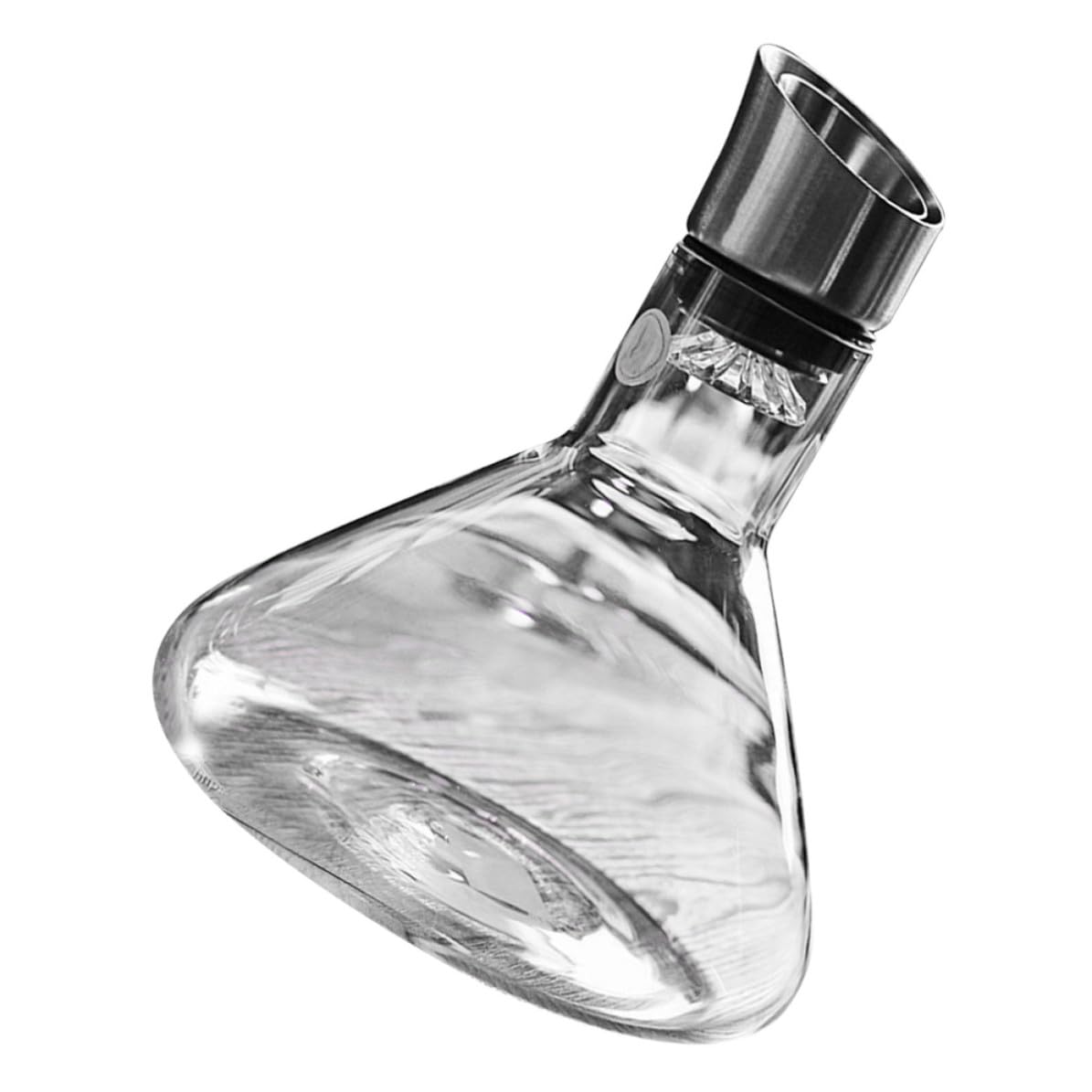 Caraffa Decanter in Vetro Borosilicato Bianco per Vino e Succhi