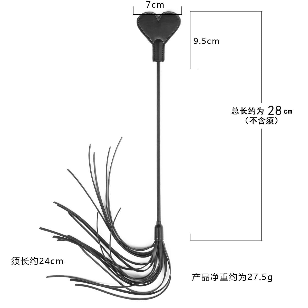 Forma de corazón látigo mano azoazoflogger juguetes sexuales de cuero amor Bondage parejas mujeres Flirting SM restricciones