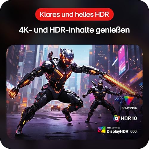 LG Ultragear™ 27G850A-B.AEU (27 Zoll) 4K UHD IPS Gaming-Monitor, 240Hz/480Hz, AMD FreeSync™, DisplayHDR™ 600, 2X HDMI 2.1, DisplayPort 2.1, Schwarz