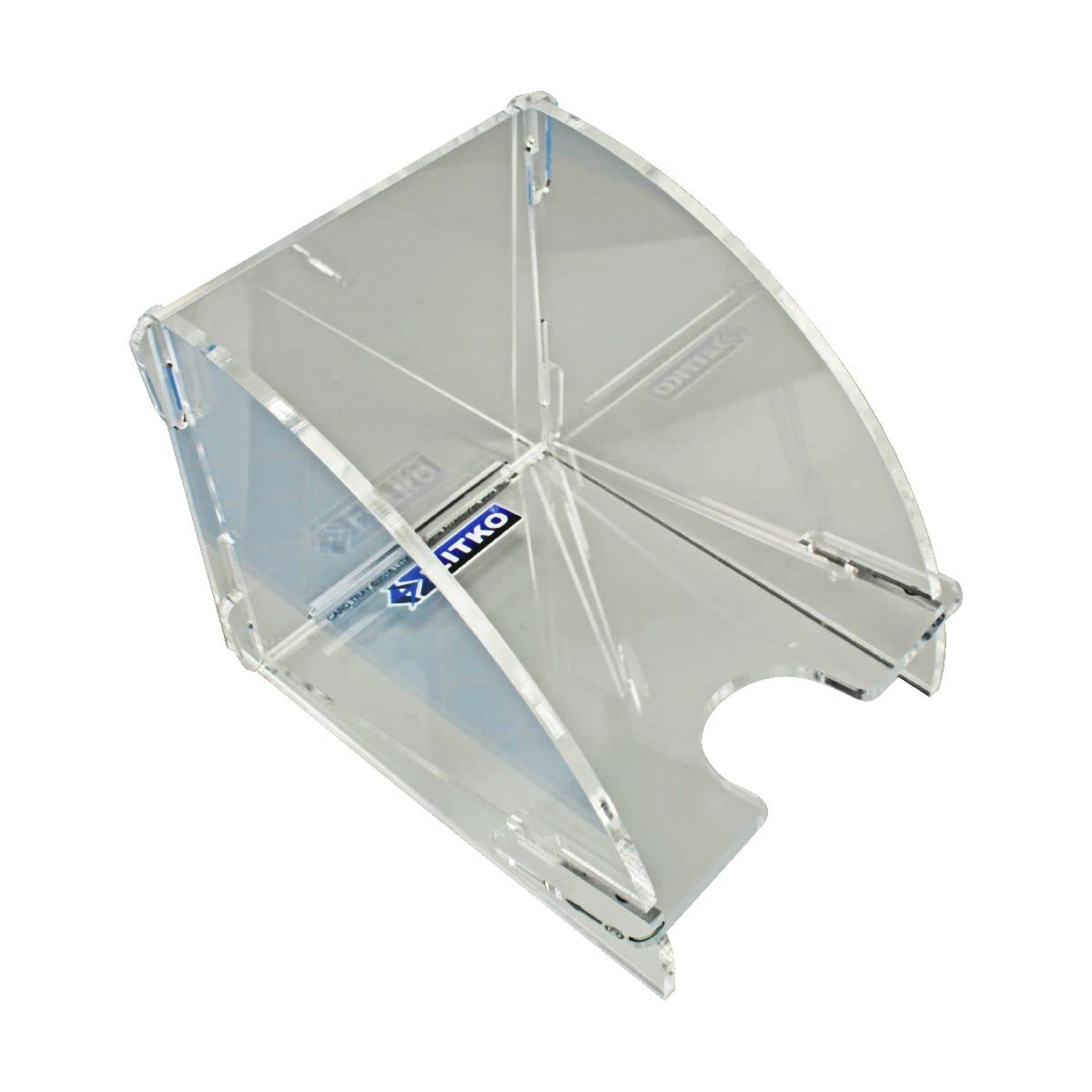 LITKOPlaying Card Holder Caddy | Standard US/Euro Sized Card | Collectible & Living Card Games Clear, Holds 75-100 Standard Cards. Single Pile