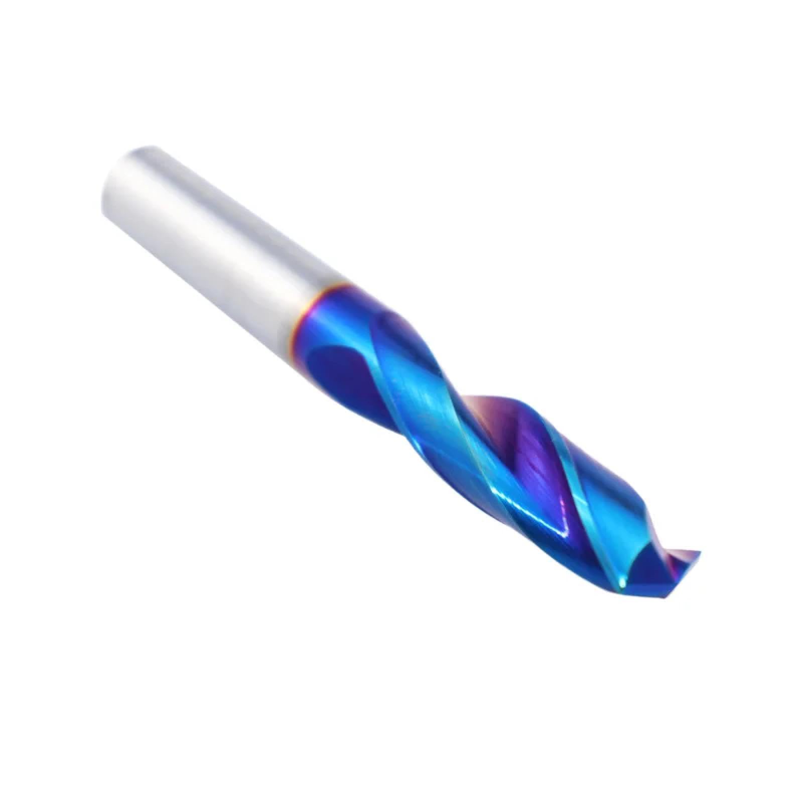 Punte da trapano in carburo Punte da trapano in metallo duro 63 Hrc Punta da trapano in acciaio al tungsteno per lavorazione dei metalli Utensile da foratura per tornio CNC 1-12 mm (7,0X55)