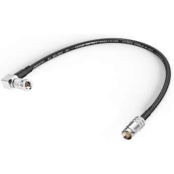 Superbat Belden 3G/6G Micro HD BNC Angle Male/Plug to BNC Female SDI Cable 30 cm Belden 1855A SDI Video Cable for HDTV Video Assist Micro Studio Camera DeckLink Quad Capture Card