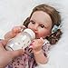 BABESIDE Lifelike Reborn Baby Dolls - 20-Inch Cute Soft Body Realistic Baby Doll Handmade Real Life Baby Dolls Girl with Princess Dress Clothes Gift Box for Kids Age 3 +