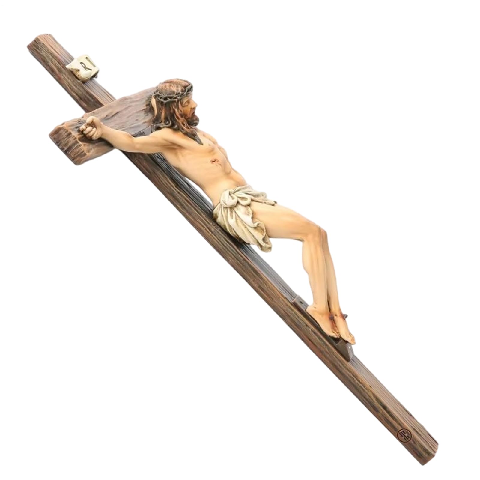 Statue de Jésus en résine 24,4 cm pour décoration de table