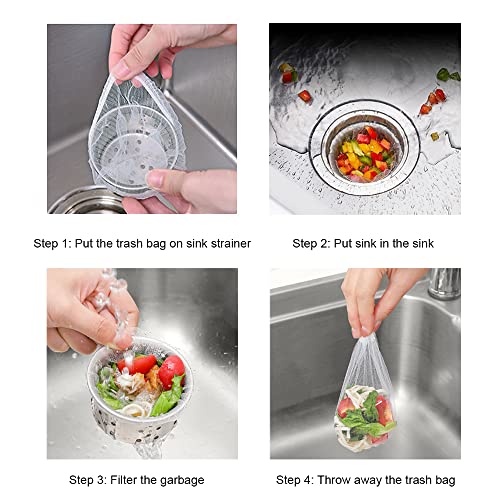 WYIRONG Disposable Mesh Sink Strainer Bags and Extraction Box #TOP29