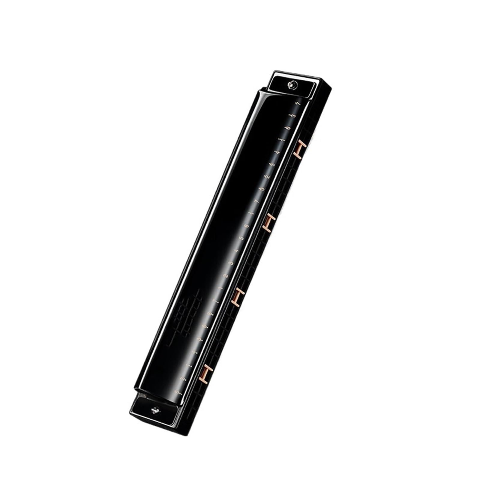Armonica Polifonica Per Principianti A 24 O 28 Fori In Tonalità Di Do Strumento In Argento Rosso E Blu Armonica(24 Hole Black)