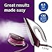 Philips PerfectCare Compact Steam Generator - 2400W, 400g Steam Boost, 6.5 Bar Pressure, OptimalTEMP Technology, 1.5L Tank, Burgundy/White (GC7842/46)