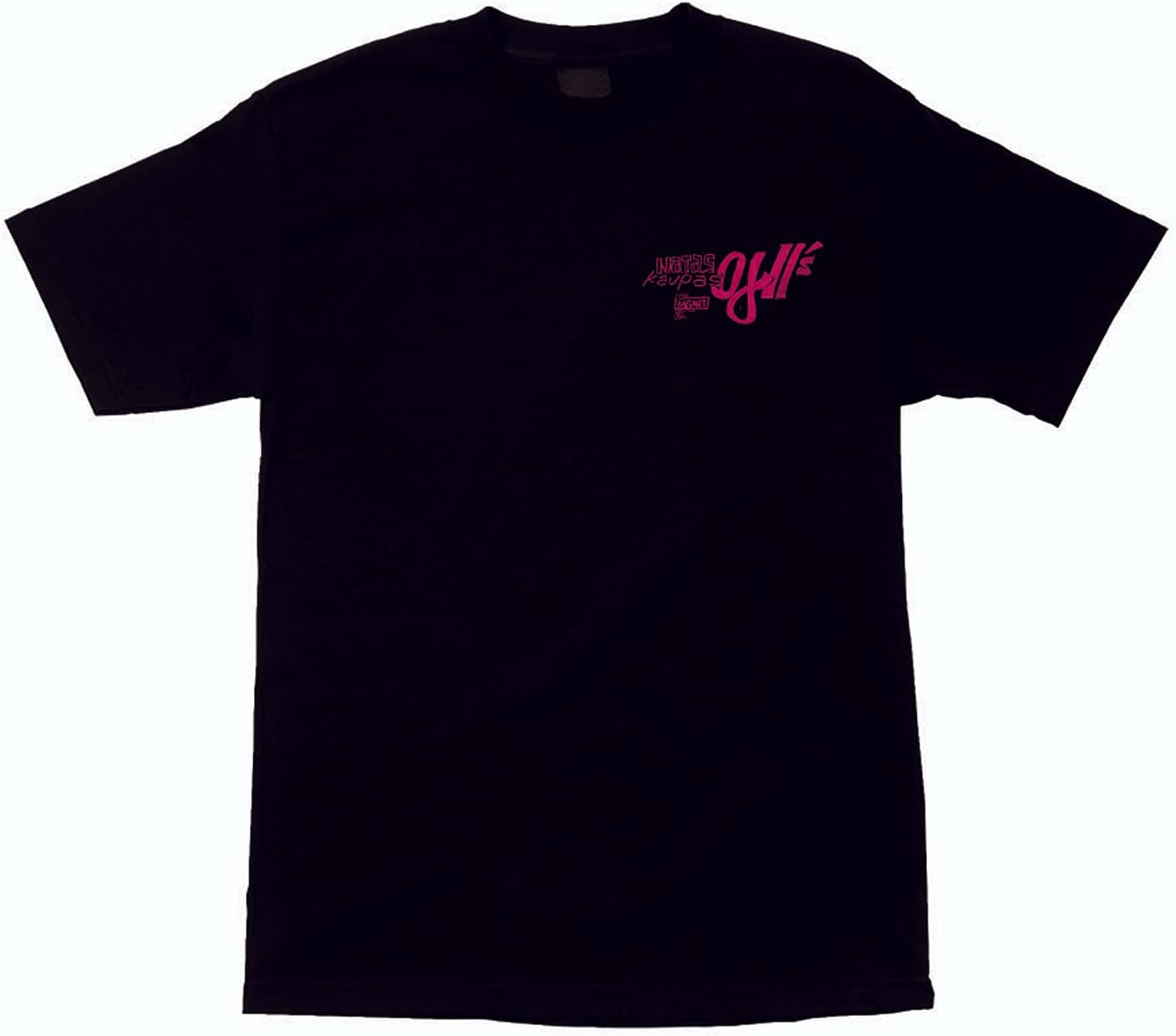 OJ III Skateboard Wheels Shirt Natas Goodnight Be Safe Black
