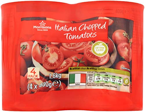 Morrisons Chopped Tomatoes 4x400g