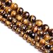 Natural Round AA Tiger Eye Agate Loose Stone Beads Bulk For Jewelry Making 4MM, 6MM, 8MM, 10MM ,12MM (8mm)