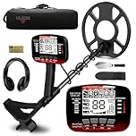 DR.ÖTEK Metal Detector for Adults & Kids, Upgraded Waterproof Gold Detector with Pinpoint & Terrain Modes, One-Click Quick Matching, 6 Modes, Higher Accuracy, Lightweight & Easy to Use