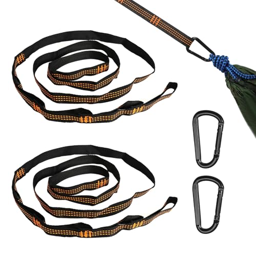 KUHAWL 2 Stück Hängematte Befestigung, 2 m x 2,5 cm Seil für...