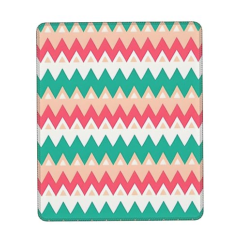 Colour Curve Ripple Chart Rubber Bottom Mouse Pad is Non Slip, Suitable for Wireless Mice On Office Desktop Computers and Laptops 10 X 12 Inch