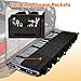 Ytonet Tailgate Bike Pad Holds 5 Bikes, Heavy Duty Tailgate Pad for Mountain Bikes with Tool Pockets & Reflective Strips, Scratch-Resistant Truck Bike Tailgate Pad Match Mid-Size & Compact Pickups