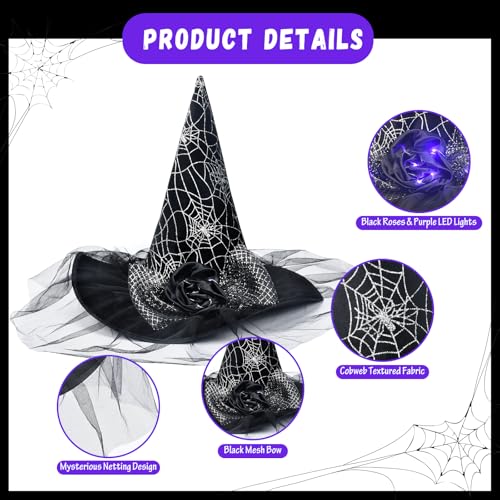Lirainhan Halloween Witch Hats For Women thumb #1