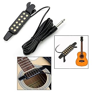 OFKPO Micro Guitare Acoustique, Pick Up Guitare Acoustique, Guitare Acoustique Microphone Fil Amplificateur 12 Trous… - Les Beatles, Paul McCartney, John Lennon, RIngo Starr, George Harrison OFKPO Micro Guitare Acoustique, Pick Up Guitare Acoustique, Guitare Acoustique Microphone Fil Amplificateur 12 Trous… – Image 2