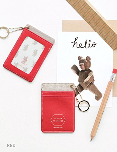 image for ICONIC Slim Pocket V.3 (Red Color)-ID Metro Credit Card Slim Case Cove