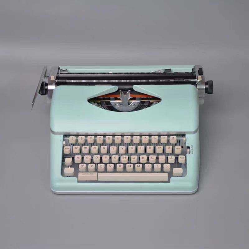 Máquina de escribir manual portátil, diseño retro clásico para escritores, periodistas y entusiastas