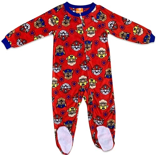 Image of Paw Patrol Boys Marshall, Rubble,Chase and Skye top pups with Royal Blue Shorts Pnts Set (Red /Grey, 2T)