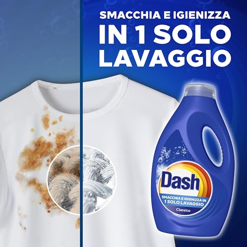 Dash Power Detersivo Liquido Lavatrice, 100 Lavaggi (4x25), Classico, Rimuove Le Macchie, Igienizza, Brillantezza Per I Capi - Immagine 2
