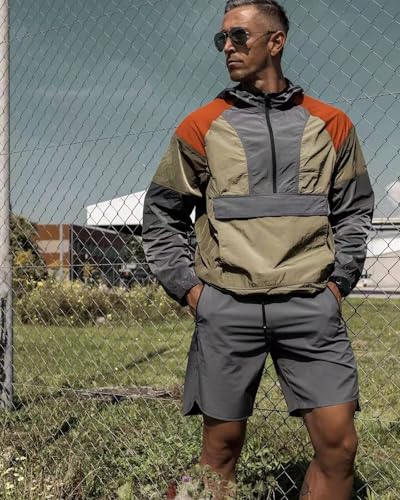 Image of CANGHPGIN Men's Workout Athletic Running Shorts 7 inch Lightweight 2 Pack Basketball Sports Gym Shorts with Pockets