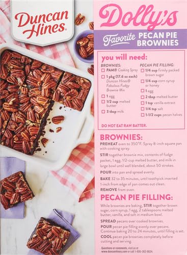 Duncan Hines Dolly Parton's Fabulously Fudgy Brownie Mix, 17.6 oz. (Pack of 2) - Thumbnail 5