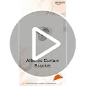 Image of Atlantic Wall to Wall Bracket Conceal for 1 inch Curtain Rod, Curtain Bracket, Rod Rail Bracket, Material Stainless Steel, Colour S.S Finish, 2 Pieces