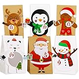adventskalender schneemann basteln 【DIY Adventskalender Tüten zum selber Basteln】 Unsere 24 Weihnachtskalender selber basteln für Kinder Mädchen Jungen, mit Countdown-Nummernaufkleber, 24 Clips, 1 Blatt Weihnachts aufkleber zum Dekorieren von Eisbären, Pinguinen, Lebkuchenmann, Schneemann, Weihnachtsmann und Rentier.
