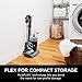Shark IZ462H Vertex Ultra Lightweight Cordless Stick Vacuum with DuoClean PowerFins, Crevice, Pet Multi-Tool, Anti-Allergen, Brush, Removable Handheld, Flex, 60 min Runtime, Blue, MultiFLEX