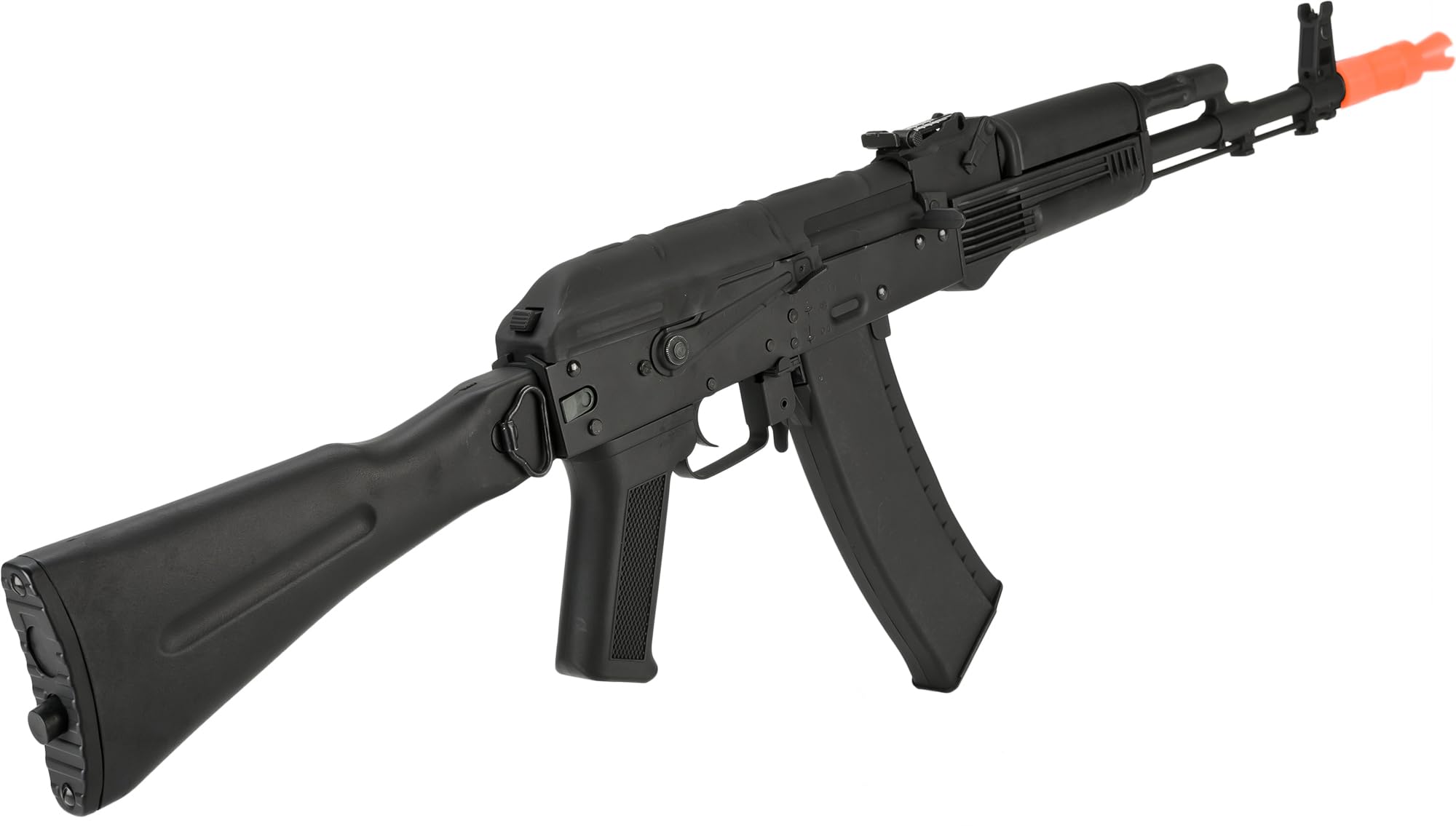 Evike Airsoft - CYMA Standard Stamped Metal AK-74 AEG Airsoft Rifle w/Synthetic Folding Stock (Package: Gun Only) - (PID: 48517)
