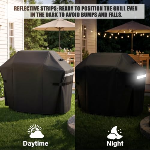 Image of 48 Inch 600D Heavy Duty BBQ Cover for Weber Spirit 2 Gas Grill