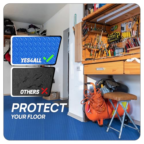 Yes4All EVA Interlocking Mats, Puzzle Floor Tiles, Foam Floor Padding with Border for Furniture, Home Space, Living Room, Garage 11,15,32,99 SQFT by Yes4All - Image 4