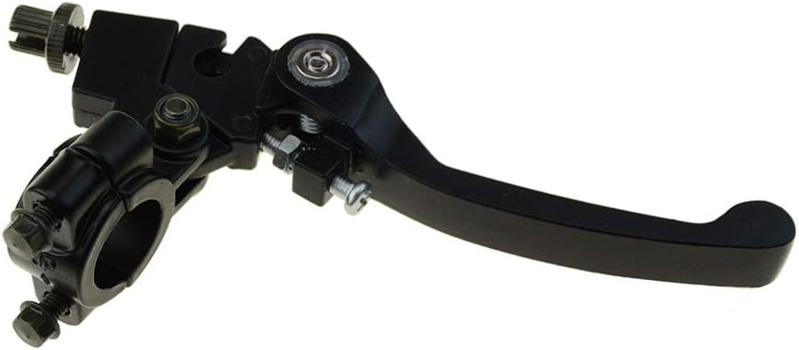 GOOFIT 22mm 7/8" Handble Bar Folding Hand Controls Clutch Lever with Perch Brake Levers for Dirt Pit Bike 110cc 125cc