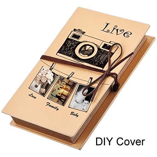 Mudder MUDDER-ALBUM-01 Scrapbooks Hardcover Photo Albums 4 X 6 Inch Photos Hand Made Kraft Paper thumb #4