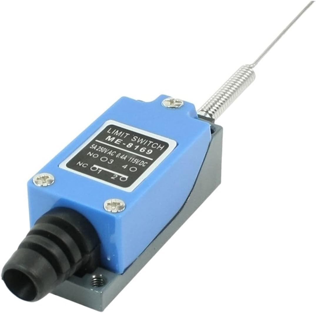 Interrupteur de fin de course ME-8169 avec levier à ressort flexible pour CNC
