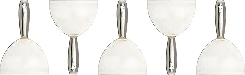 Kraft Tool Co. DW733 - Cuchillo para juntas de acero inoxidable (6.0in), paquete de 5