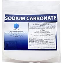 Duda Energy sc1f Pure Sodium Carbonate Dense Soda Ash Na2CO3 pH Adjust Chemical Spa Pool Cleaning Dishwasher, 1 lb., White