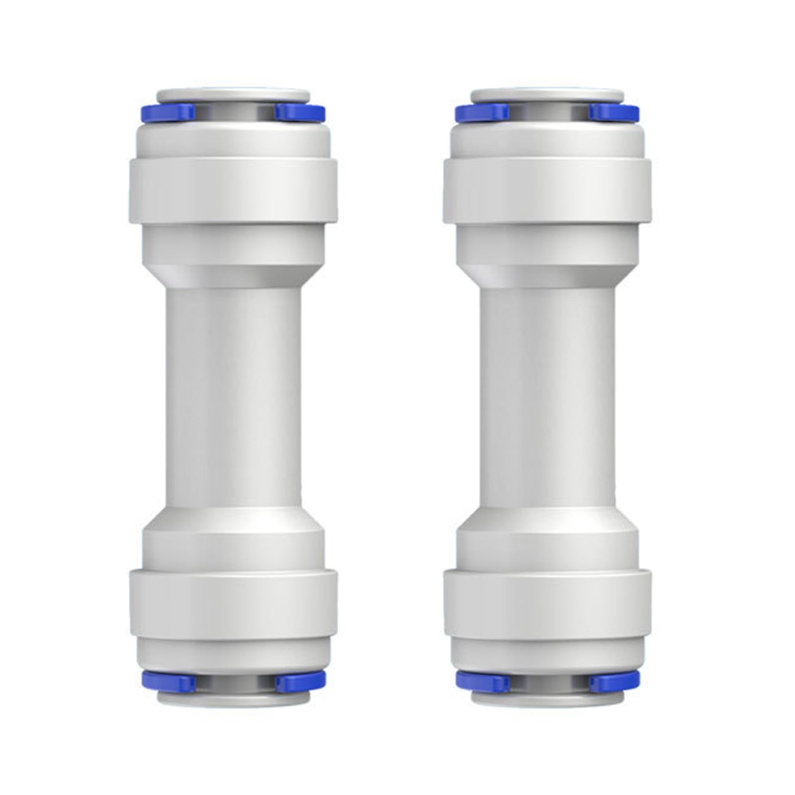 Crffz Multicolor 2Pcs 3 / 8Inch Push To Connecting Single Way Check Valves Quick Connecting Fitting For Reverse Water Filter Quick Fitting