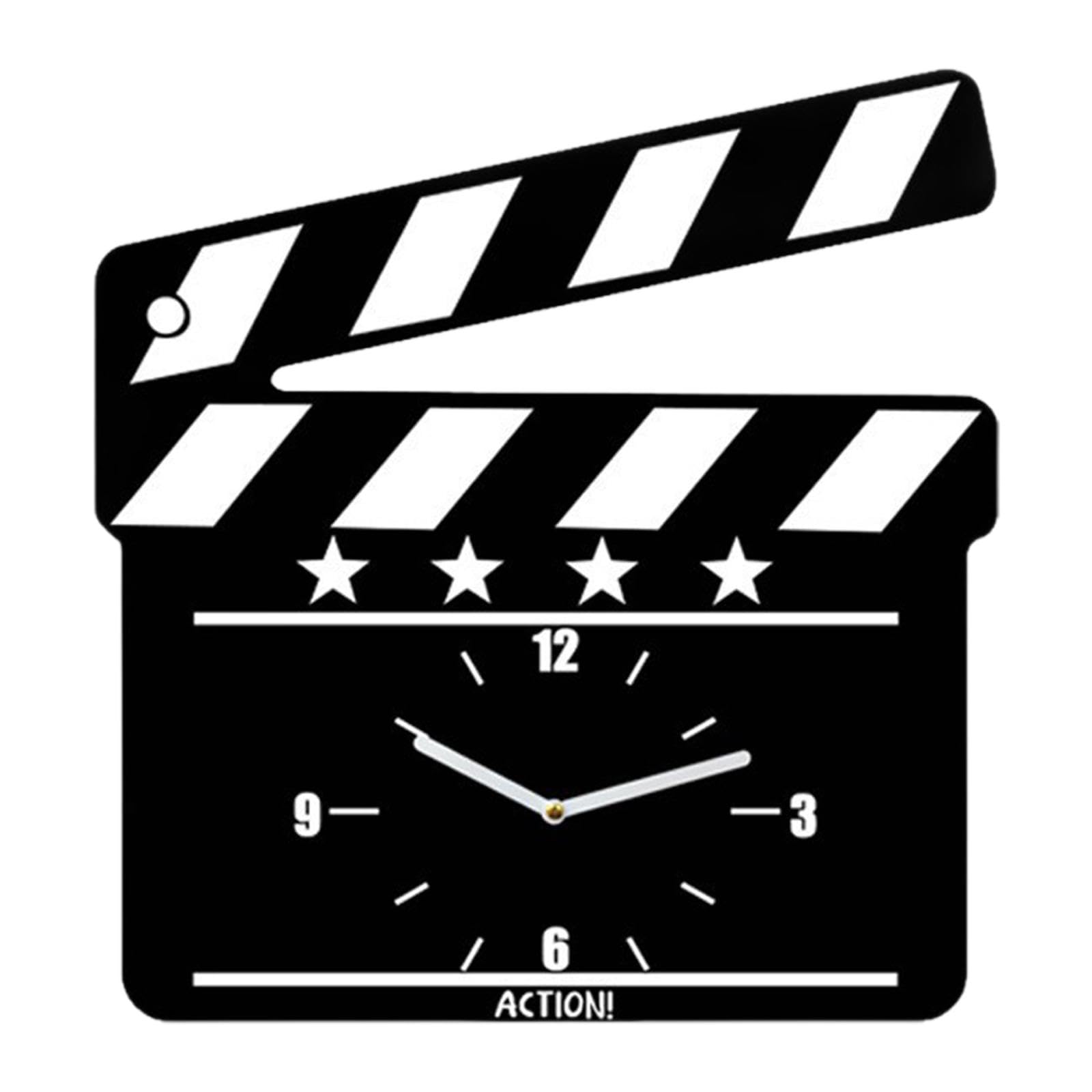 Horloge murale clap cinéma rockible silencieuse pour ne plus subir de tic-tac