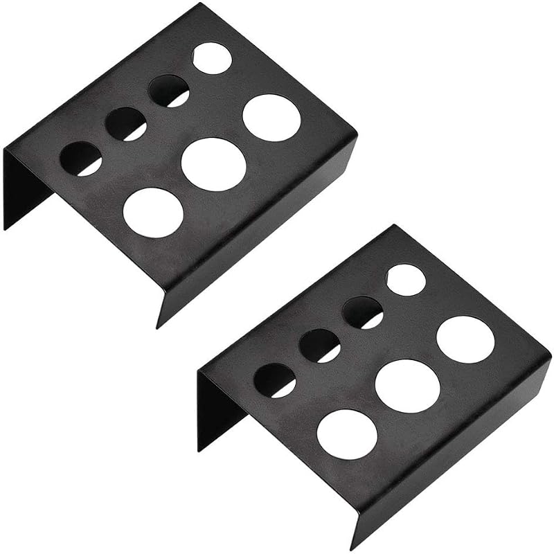 Suporte para copos de tinta de tatuagem lasenersm com 7 furos, preto, pacote com 2