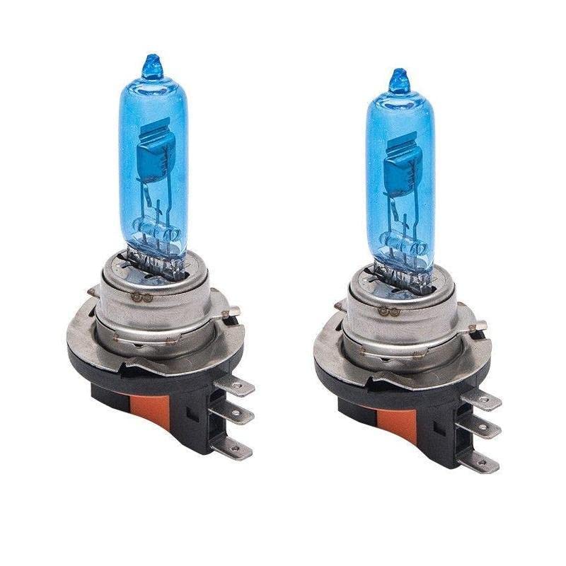 Riloer, 2 lampadine alogene H15, 12 V, 15/55 W, luce bianca super luminosa, fendinebbia DRL