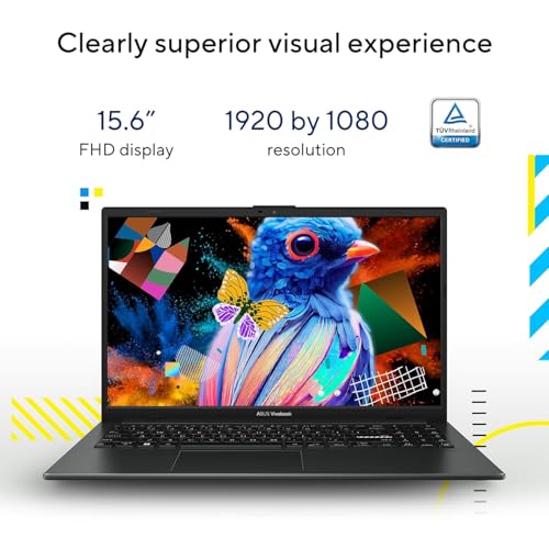 Image of ASUS Vivobook Go 15 (2026),AMD Ryzen 5 40, AMD Radeon iGPU, 8GB RAM, 512GB SSD, FHD, 15.6 inch(39.6 cm),Windows 11,M365 Basic(1 Year)* Office 2024,Mixed Black,1.63 Kg,E1504FA-BQ2115WS,Thin & Light Laptop