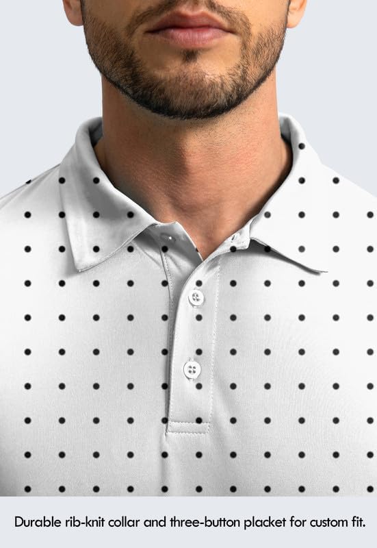 Men's Polo Shirt Long Sleeve Golf Shirts Lightweight UPF 50+ Sun Protection Cool Shirts for Men Work Fishing Outdoor - Image 4