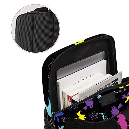 Sac à dos ordinateur portable imprimé sorcière confortable et polyvalent - 3