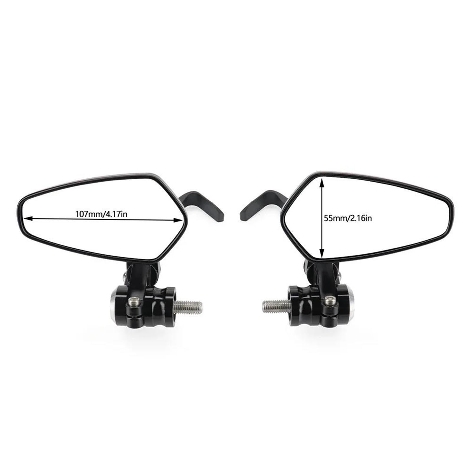 Für BMW S1000R F900R S1000XR 2024 M1000R M1000XR Auto Lenker Links Rechts Spiegel Rückansicht Breite Palette Zurück Anblick Rück Motorrad Spiegel Rückspiegel