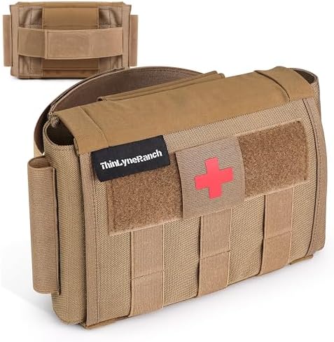 Tactical MOLLE Rip-Away EMT First Aid Pouch - Durable Survival Medical Kit Bag