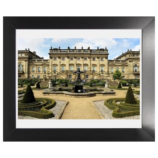 Best garden to visit in yorkshire Framed 14x11 Harewood House Sculpture Photo