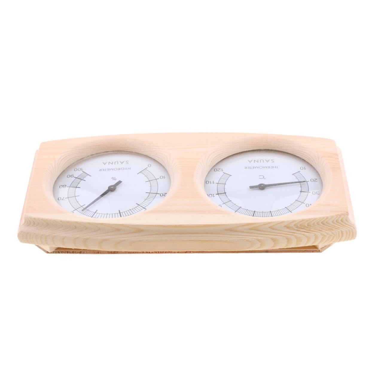 BESPORTBLE Elegante Igrotermografo in Legno Termometro Per Sauna Con Display Celsius Compatto Per Una Facile Lettura