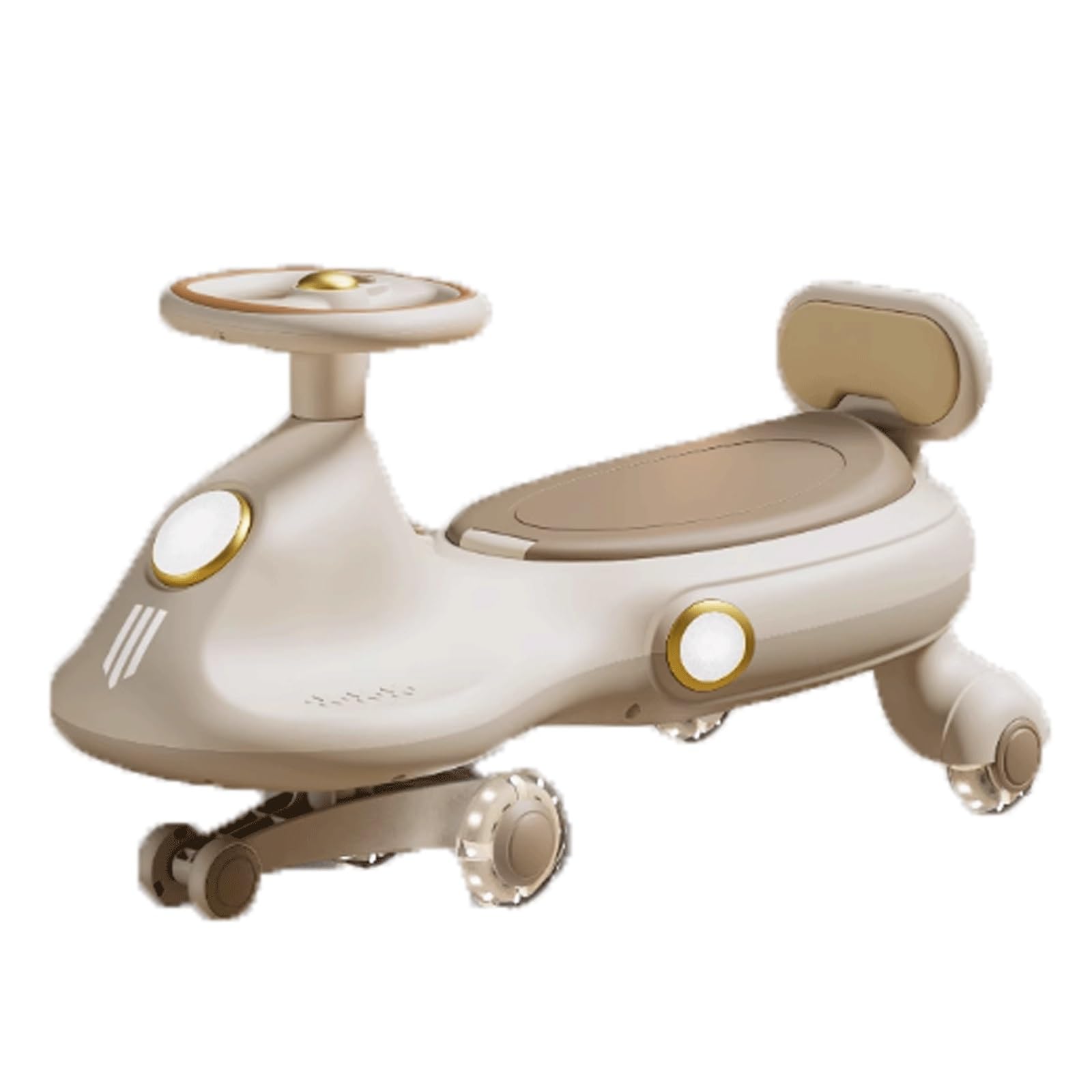 SDGBCXD Swing Car, Wiggle Car For Kids Swing Cars With LED Flashing Wheels Uses Twist Turn For 3 Year Old Up