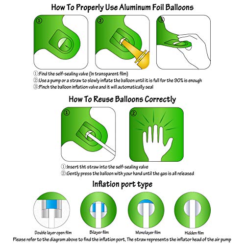 Green number 10 balloon 40 Inch helium balloon tin foil polyester film large digital 10st birthday party decoration supply holiday party anniversary commemorative supplies - Image 5